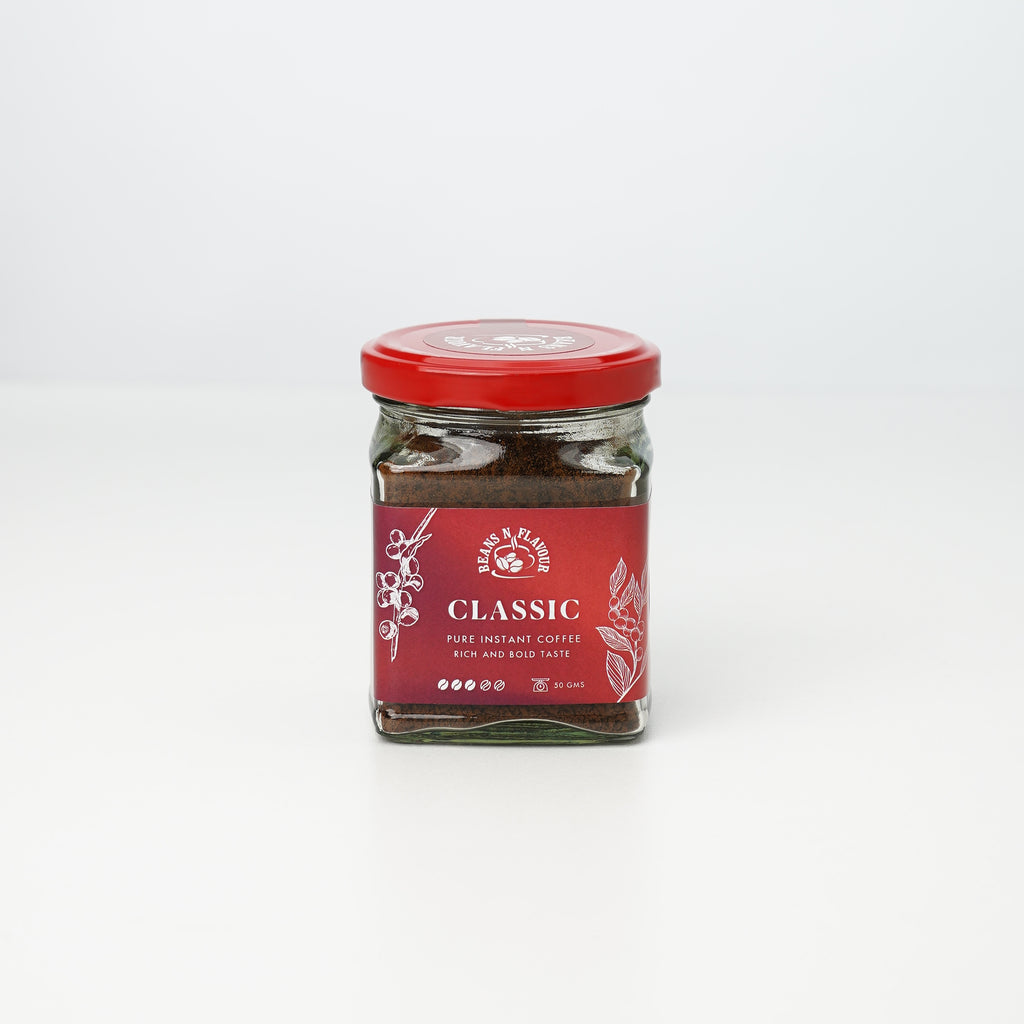 Classic instant coffee jar