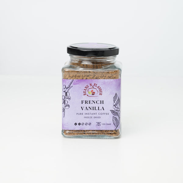 French Vanilla instant coffee jar