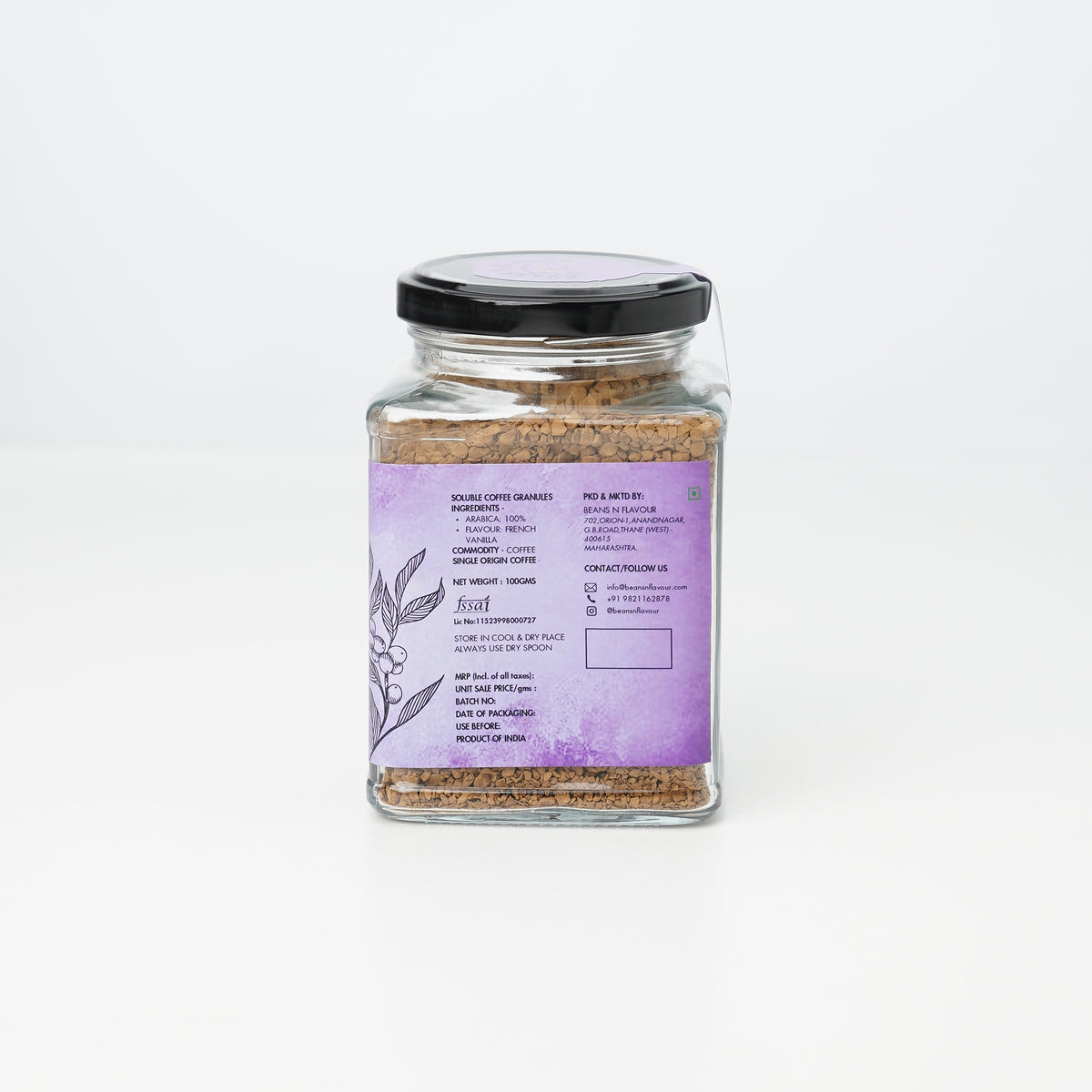 French Vanilla (Pure Instant Coffee)