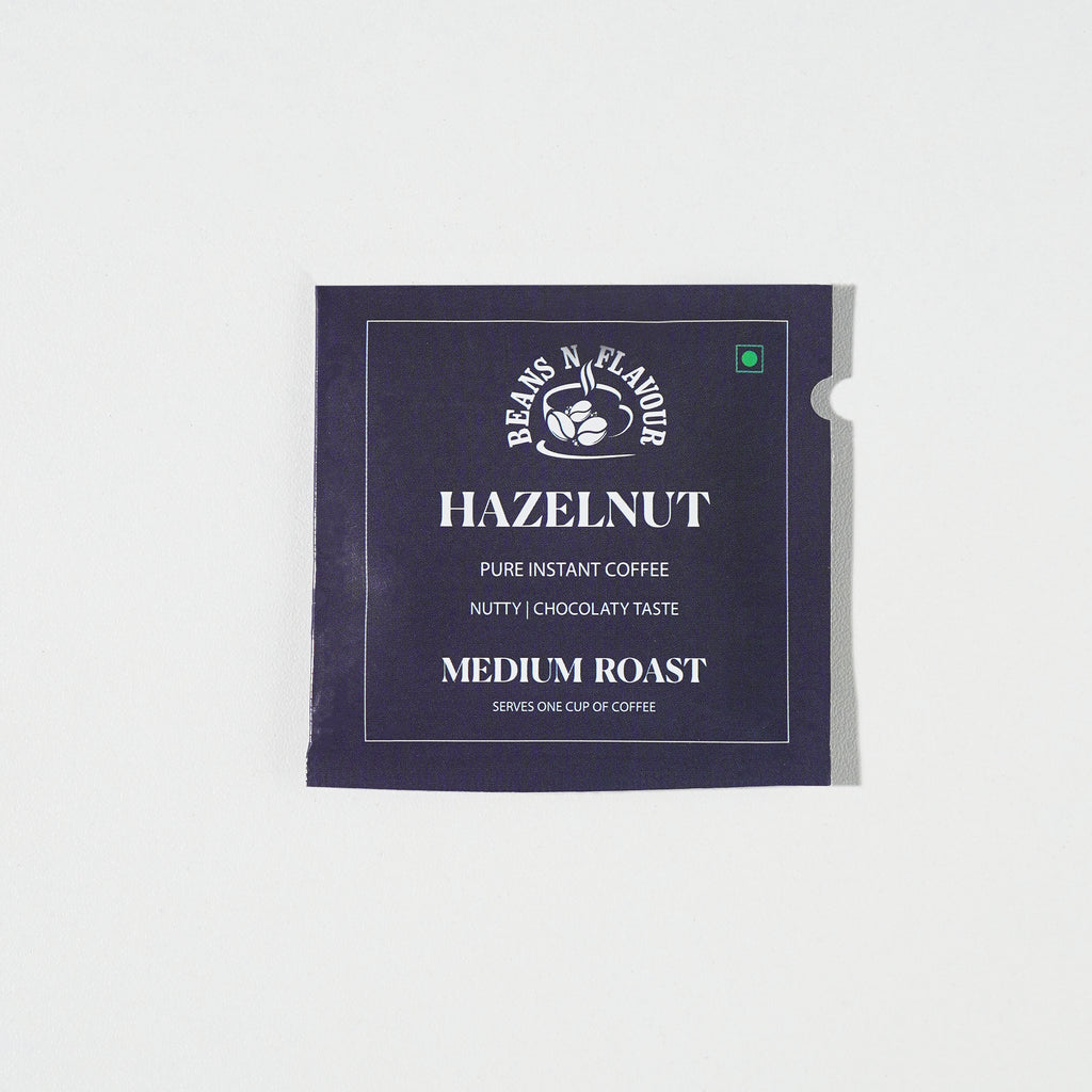 Classic Hazelnut instant coffee travel sachets
