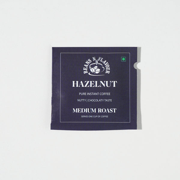 Classic Hazelnut instant coffee travel sachets