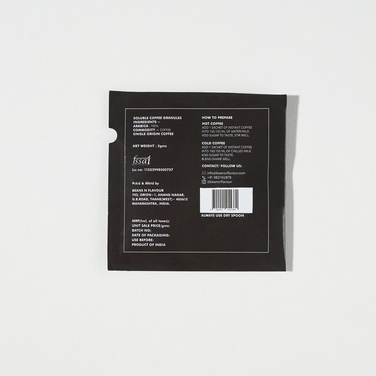 Classic Midnight — Travel Sachets