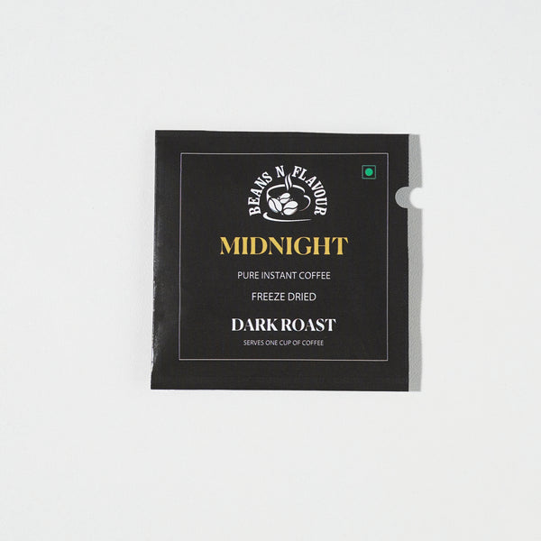 Classic Midnight instant coffee travel sachets